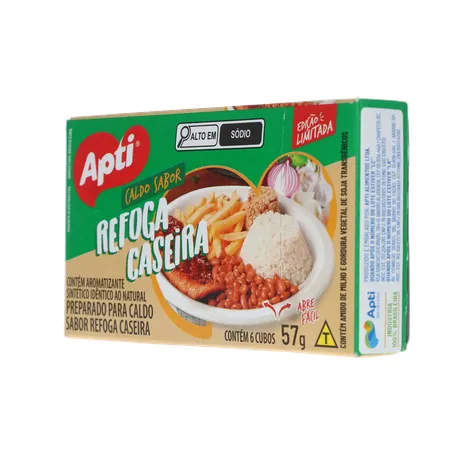 Caldo tablete apti refoga caseira caixa 57g 360-5