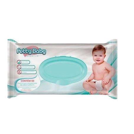 	 TOALHA UMEDECIDA PETTY BABY 50UN