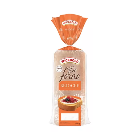 Pão Brioche Fatiado Wickbold 450g