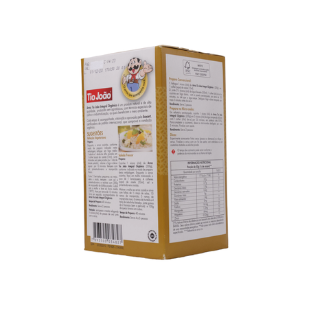 ARROZ TIO JOÃO INTEGRAL ORGÂNICO 1KG 360-37