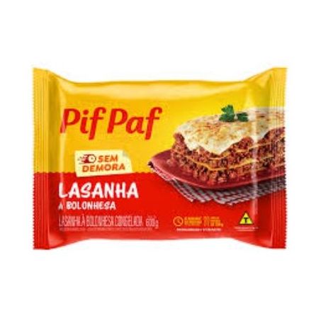 LASANHA PIF PAF BOLONHESA 600G