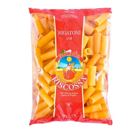 Macarrão Grano Duro Riscossa Rigatoni 500g