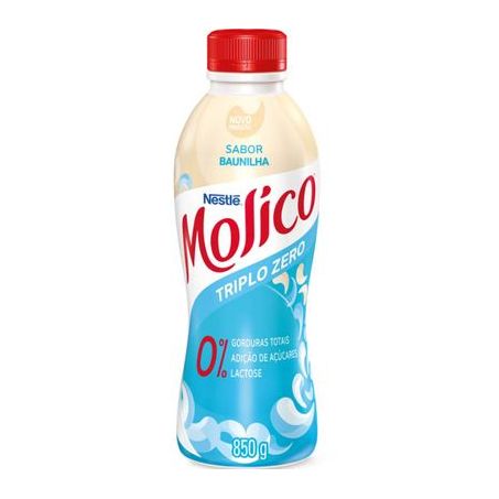 Iogurte zero baunilha molico 850g