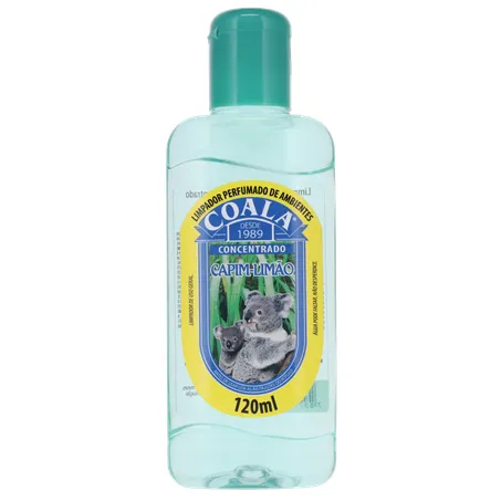 LIMPADOR COALA PERFUMADO CONCENTRADO CAPIM LIMÃO 120ML