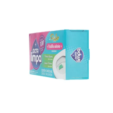 Detergente Sanitário Gota Limpa Pastilha Adesiva Caixa 3un 360-7