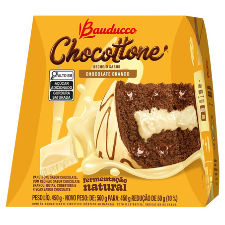 Chocottone Bauduccco Chocolate Branco 450G