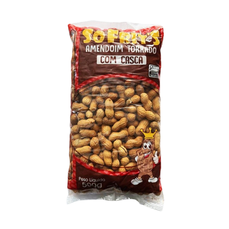 AMENDOIM TORRADO SÓFRITS C/CASCA 500G
