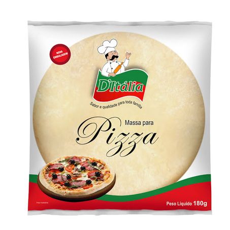 Massa para pizza ditalia 180g