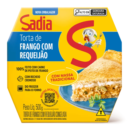TORTA DE FRANGO C/ REQUEIJAO SADIA 500G