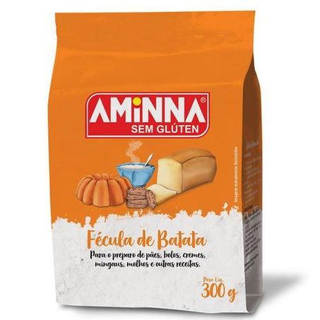 FECULA BATATA SEM GLUTEM AMINNA 300G
