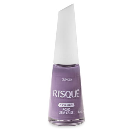 Esmalte Risque 8ml Cremoso Roxo Sem Crise