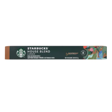 Café em Cápsula Torrado e Moído Lungo Starbucks House Blend Caixa com 10un - 57gr