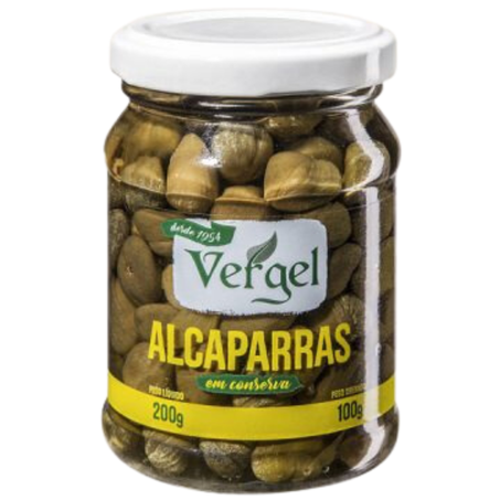 Alcaparras vergel vidro 100g conserva