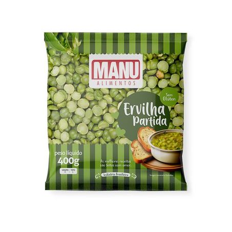 ERVILHA PARTIDA MANU 400GR