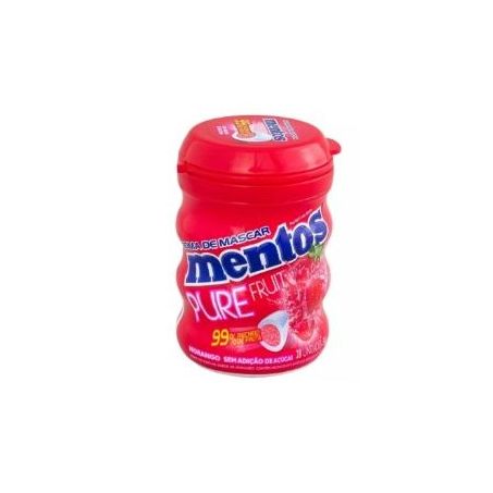CHICLE MENTOS PURE FRESH MORANGO 56G