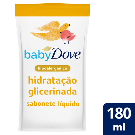 Sabonete Líquido Dove Baby Hidratação Glicerinada 180Ml