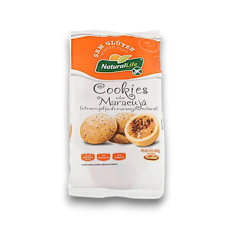 Cookies Natural Life 180g - Sem Glúten - Baunilha