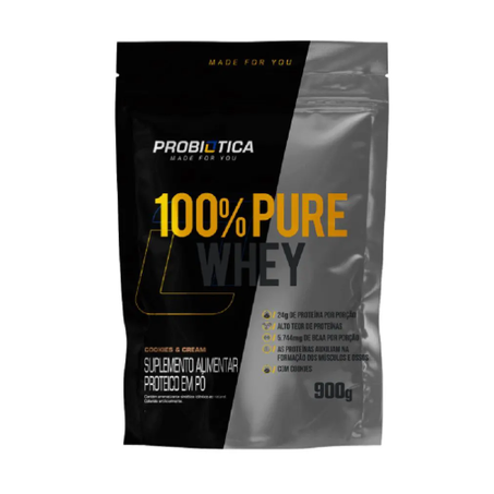 Whey probiotica 900gr sachê cookies