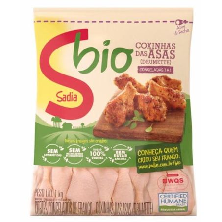 COXINHA DA ASA SADIA 1KG DRUMETTE CONGELADA