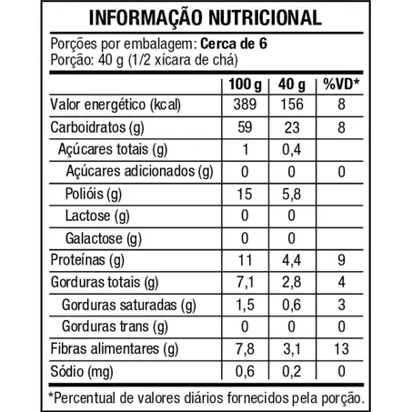 Granola Banana e Cacau Zero Açúcar 250 g - Vitao 360-1