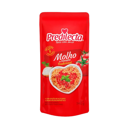 Molho de tomate predilecta tradicional sc 340g