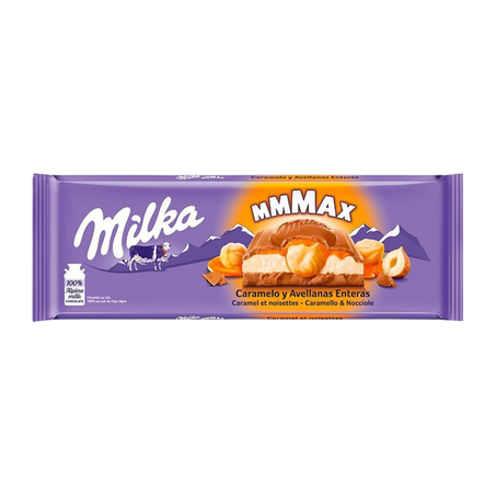 CHOCOLATE MILKA 300G HAZELNUT CARAMEL