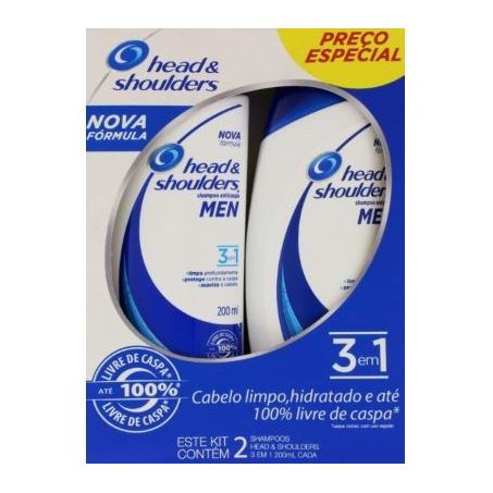 SH HEAD SHOULDERS 3X1 MEN ANTICASP 200ML