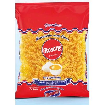 Massa c/ovos parafuso rosane 500g