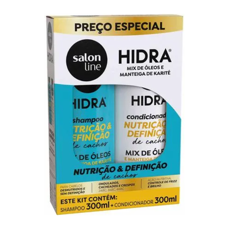 KIT SALON LINE HIDRA SHAMP MIX 2X1 OLEOS E MANTEIG