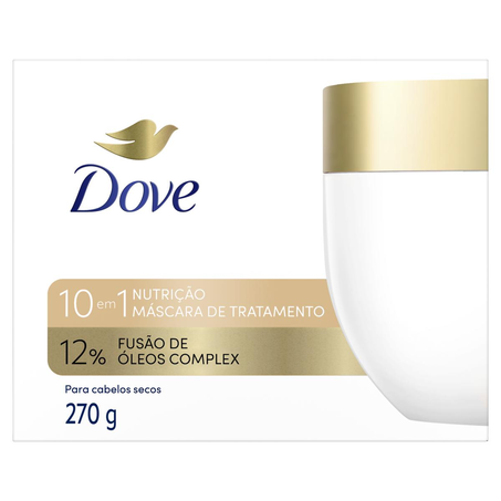 Creme para Tratamento Dove 270g - 10 em 1 - Nutrição