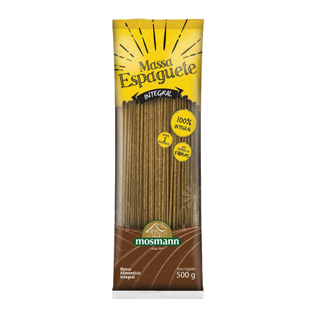 MASSA MOSMANN ESPAGUETE INTEGRAL 500G