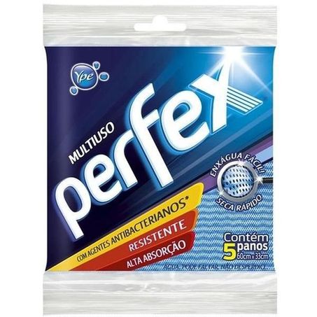 PANO PERFEX M USO AZUL ANTIBACTERIA