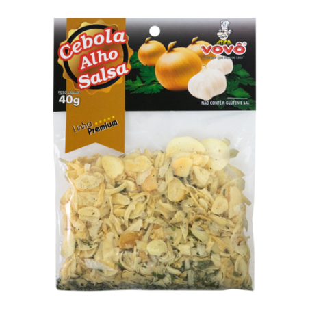 CEBOLA/ALHO/SALSA VOVO 40G
