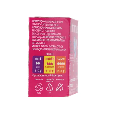 Absorvente Interno Intimus Mini C/ 8UN 360-10