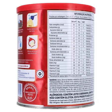 Composto Lácteo Piracanjuba Excellence  Lata 400gr 360-19