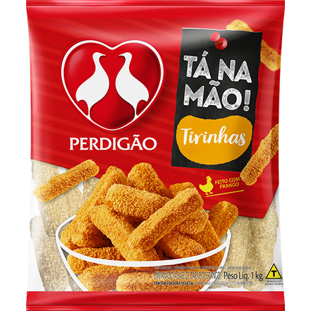 Empanado Perdigão Tirinhas de Frango Embalagem 1KG