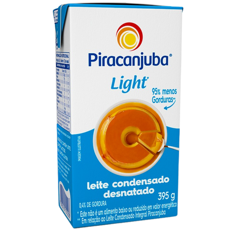 Leite condensado tp piracanjuba 395g light