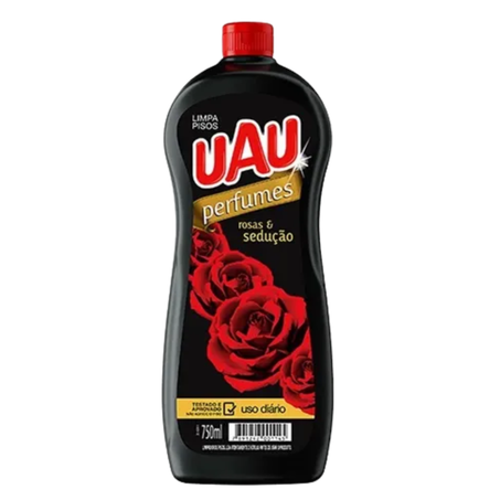 Limpador Pisos Uau Rosas e Sedução Frasco 750ml 
 