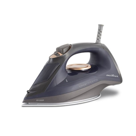 FERRO BRITÂNIA VAPOR CERAMIC PRETO 220V BFV2000P