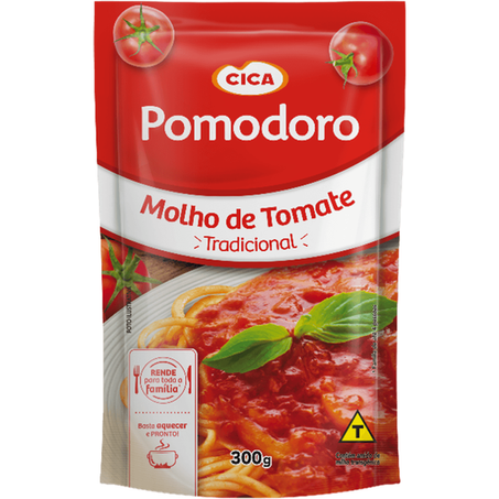 MOLHO TOMATE POMODORO CICA SC 300G