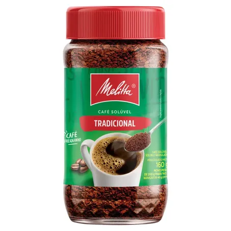 Cafe soluvel melitta granulado 160g