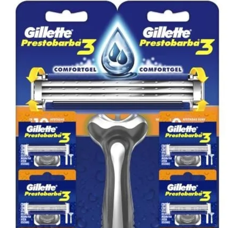 Aparelho barbear prestobarba 3 laminas pcc/5x1un