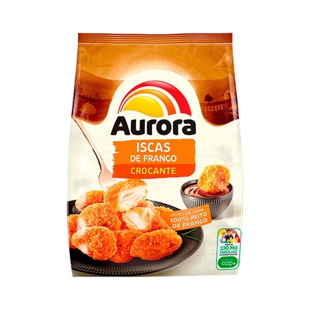 Iscas de Frango Aurora Empanadas Congelado 275g
