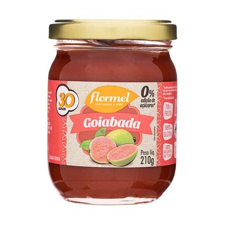 GOIABADA FLORMEL 210G CREMOSA ZERO
