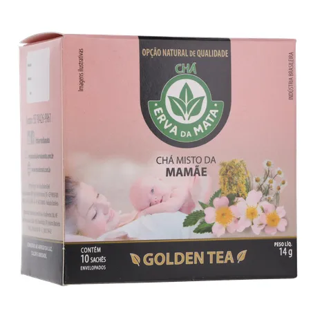 CHÁ ERVA DA MATA MISTO DA MAMÃE CAIXA C/10 SACHÊS 360-34