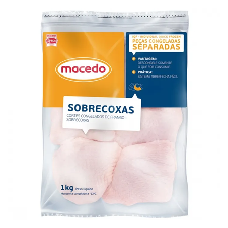 SOBRECOXAS DE FRANGO CONGELADA MACEDO