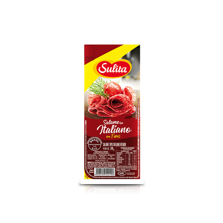 SALAME ITALIANO FATIADO SULITA 100G