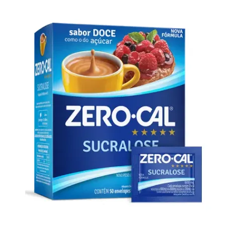 Adoçante Zero Cal Pó Sucralose Caixa 30g 50un