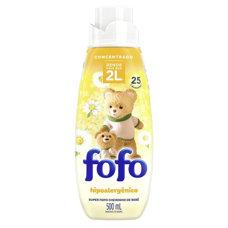Amaciante de roupa concentrado cheirinho de bebê fofo