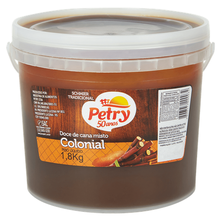 Doce de fruta Petry cana 1,8kg